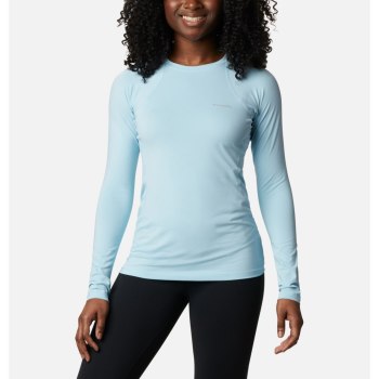 Columbia Ženske Majice S Kapuljačom - Midweight Stretch Baselayer Long Sleeve Plave | IBPE-39457